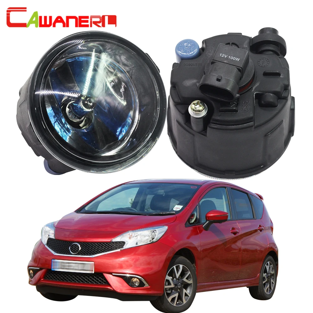 Cawanerl 2 X 100W H11 Car Halogen Bulb Fog Light DRL Daytime Running Lamp 12V High Power For Nissan Note E11 MPV 2006-2015 | Автомобили и