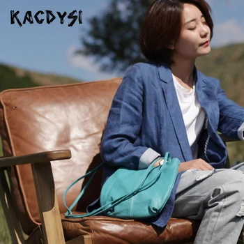 

Real Cow Leather Original Vintage Ladies Handbag Slim Luxury Classic Tote Purse Good Quality Fashion Girl Crossbody Shoulder Bag