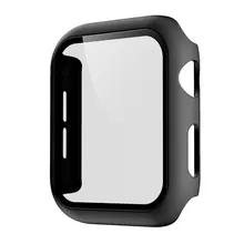 

protective cover Suitable for Apple Watch pc tempered film integrated Hard Case 360° Protection Dustproof Full Cover Case
