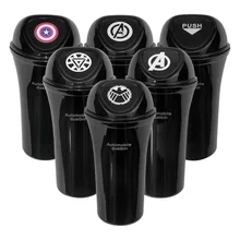 Личность Автомобильная корзина для мусора Автоматическая мусорная корзина органайзер для мусора для хранения фильм Marvel Мстители аксессуары для Kia Nissan