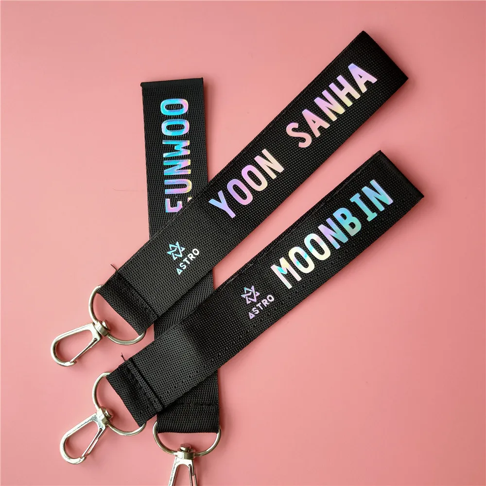 Astro Lanyard Cha Eun YOON SANHA Woo Moo Bin брелок для ключей лазерный аксессуары ключей| |
