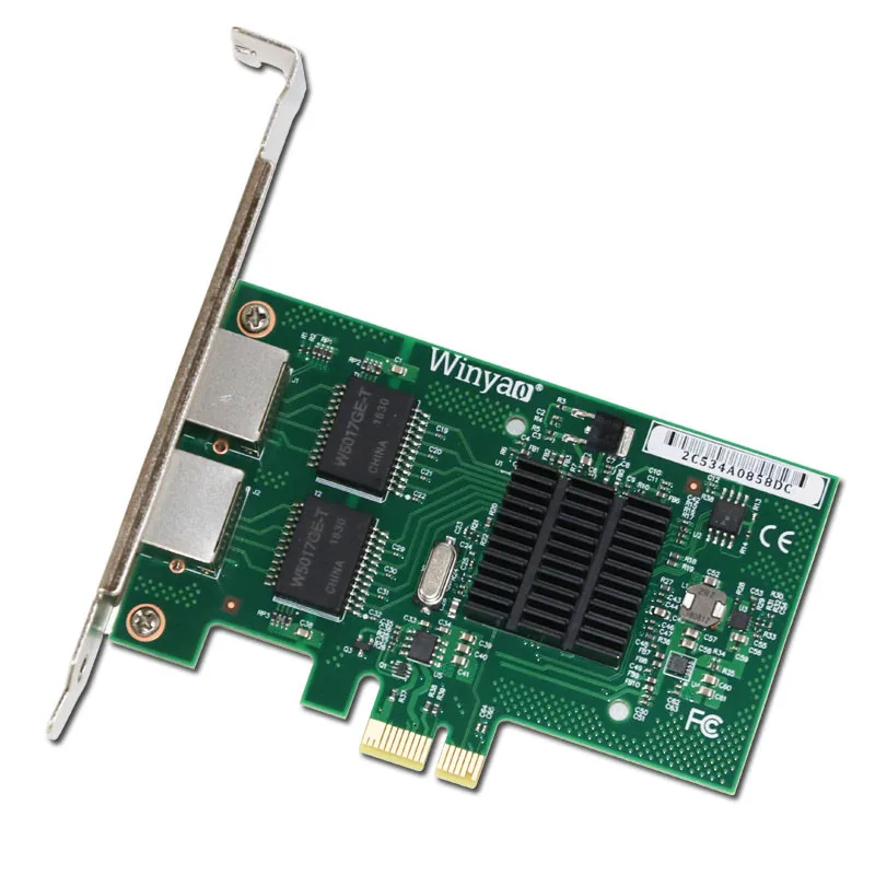 Настольная гигабитная сетевая карта E5709T PCI-e X1 BCM5709 TOE с двумя портами | Электроника