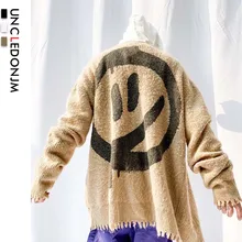 *#Best Price UNCLEDONJM Smiling Face Funny Loose Fit Long Sleeve Cardigan Men Women 2019 Winter Sweater Streetwear Hip hop Warm Clothes MY06 *#Best Price UNCLEDONJM Smiling Face Funny Loose Fit Long Sleeve Cardigan Men Women 2019 Winter Sweater Streetwear Hip hop Warm Clothes MY06