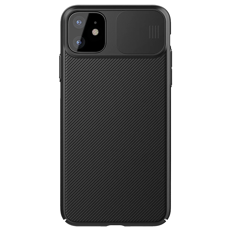 Чехол для телефона NILLKIN CamShield для iPhone 11/iPhone 11 Pro/iPhone 11 Pro Max Slide для защиты камеры задняя крышка - Цвет: Черный