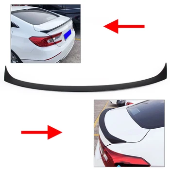 

Glossy Black Car Tail Trunk Wing Sport Rear Lip Spoiler Trim Cover For Honda 10th Accord X 2018 ABS Plastic