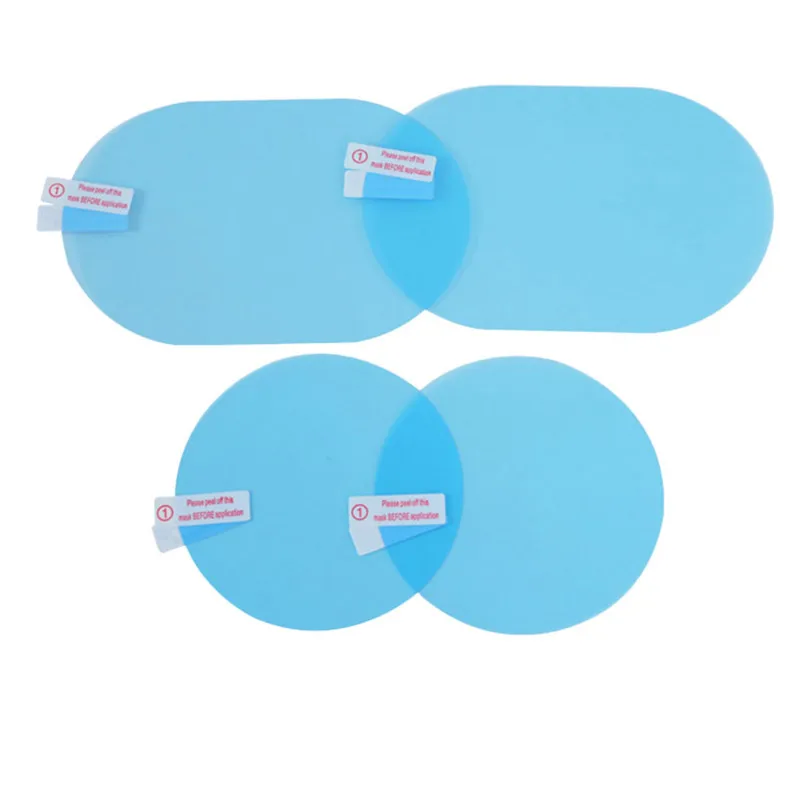 

2 pcs Car Anti Water Mist Anti-fog Rainproof Rearview Mirror Protective Films 160*200mm/95mm Round/95*135mm oval