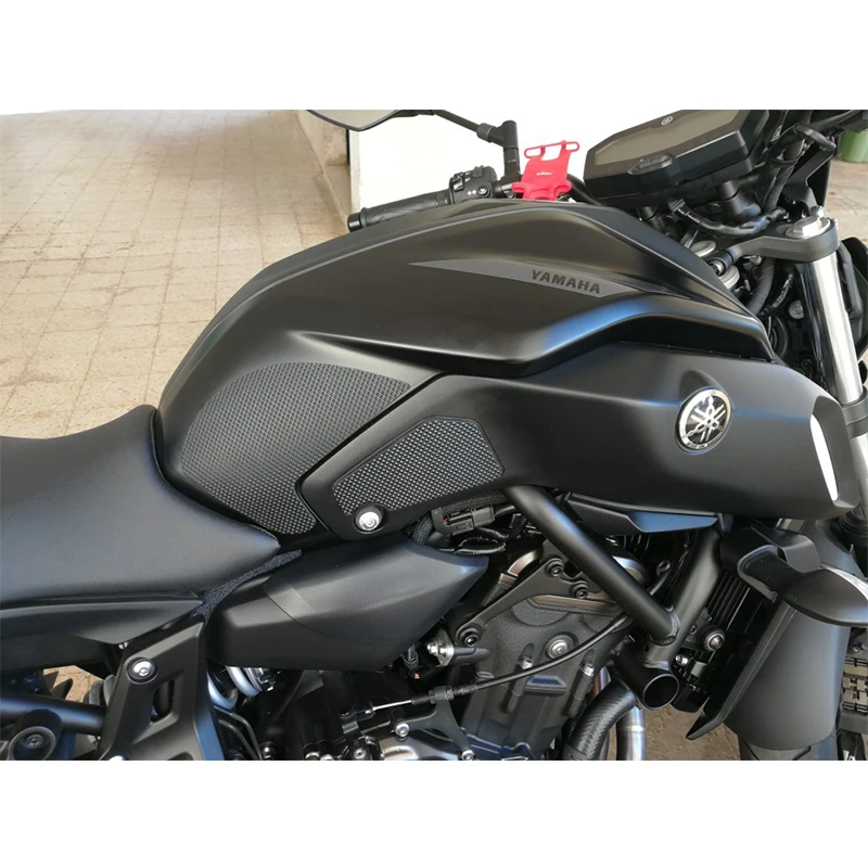 Для Yamaha MT07 MT-07 танк колодки противоскользящие Сторона газа тяги Pad ручки прочно/сильный клей