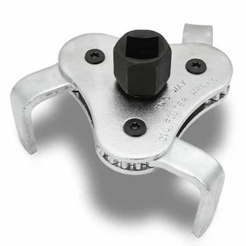 

Auto Oil Filter Wrench Car Repair Adjustable Two Way 3 Jaw Remover Socket Hand Held Disassembly Tools