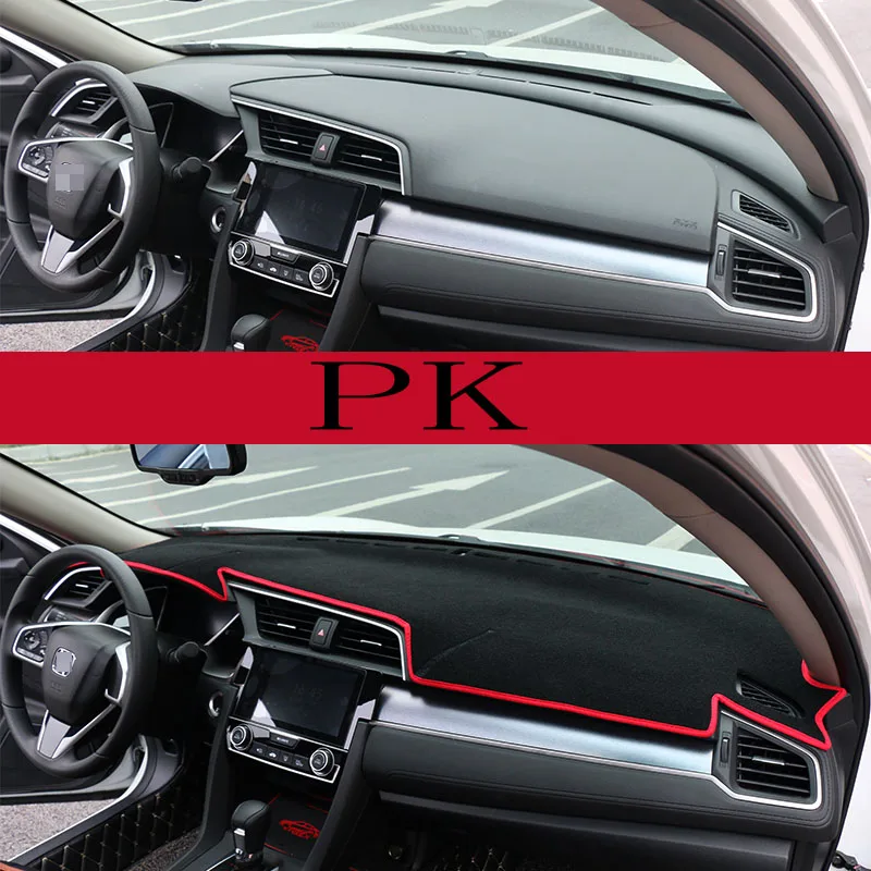 

Car Styling Fit For Honda 10th Gen Civic sedan 2016-2020 Instrument panel & rear windshield shading protection pad