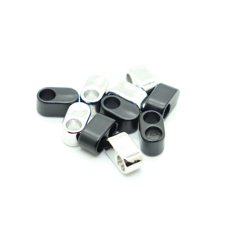 Alloy Metal Beads for Jewelry Making Black Silver DIY Bracelet Necklace
