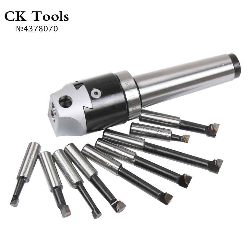 top quality MT4 M16 Arbor F1 -12 50mm boring head and 9pcs 12mm boring bars, head set F1 system