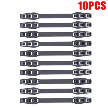 

10PCS Ear Buckle Mask Ear Grips Extension Hooks Face Mask Ear Hook Buckle Ear Strap Extension Mask Fixing Clip Silicone Ear 94
