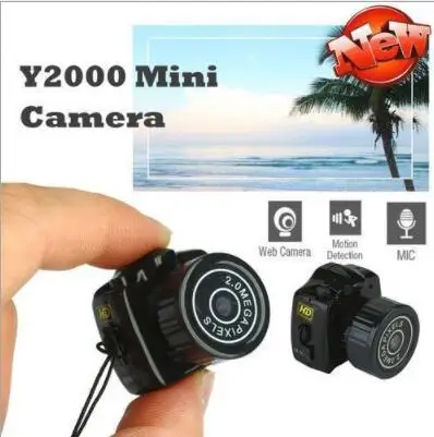 

2019 new Y2000 Mini Camera Camcorder sale Micro DVR Camcorder 720P Portable Webcam Video Voice Recorder Camera With Key Chain
