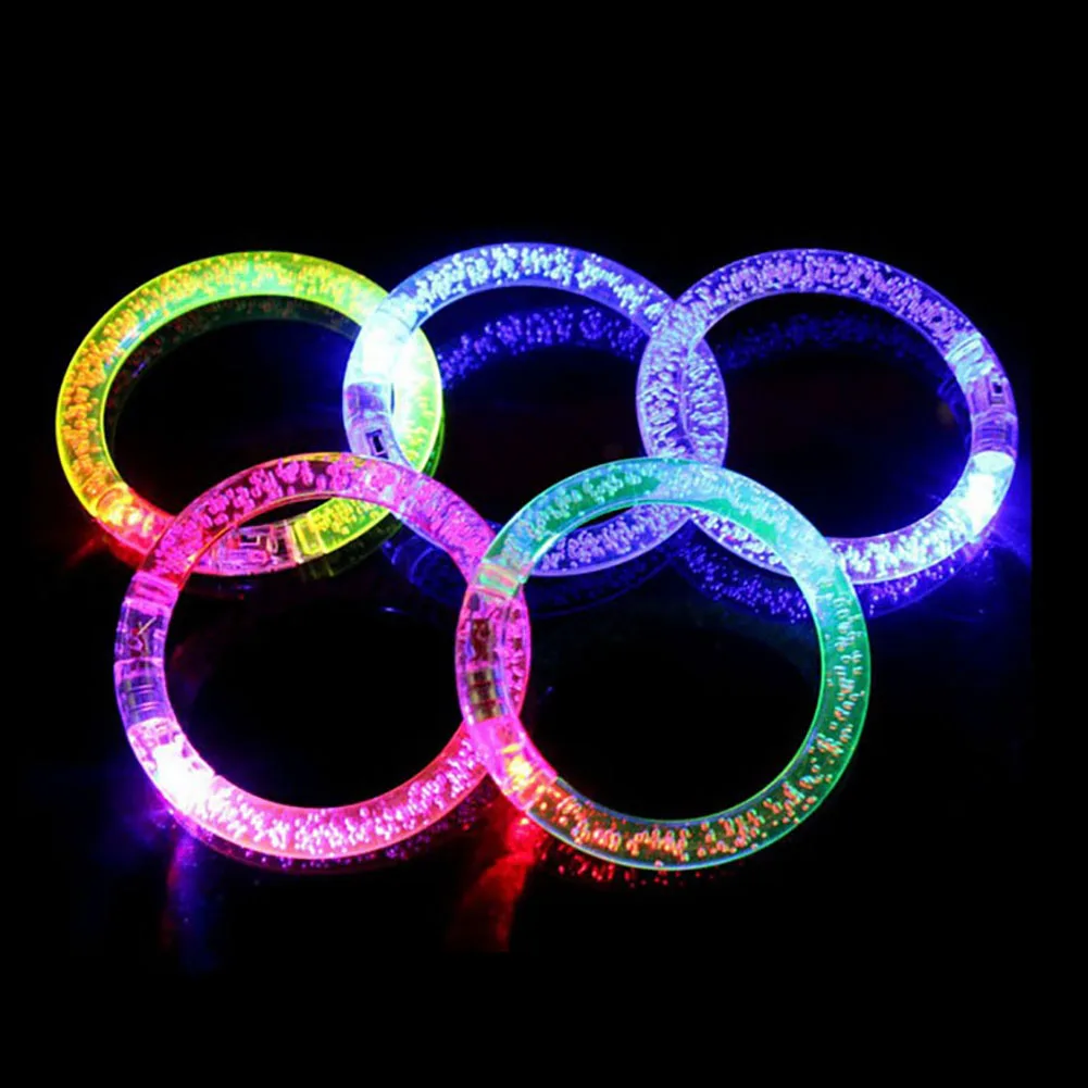 Электронный яркий цвет вспышки освещения браслет светодиодный Lightup игрушка-Браслет вечерние