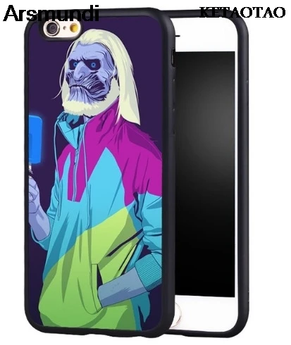 KETAOTAO комическая игра трона белые ходунки телефонные чехлы для iPhone 5C 5S 6S 7 8 Plus XR XS Max