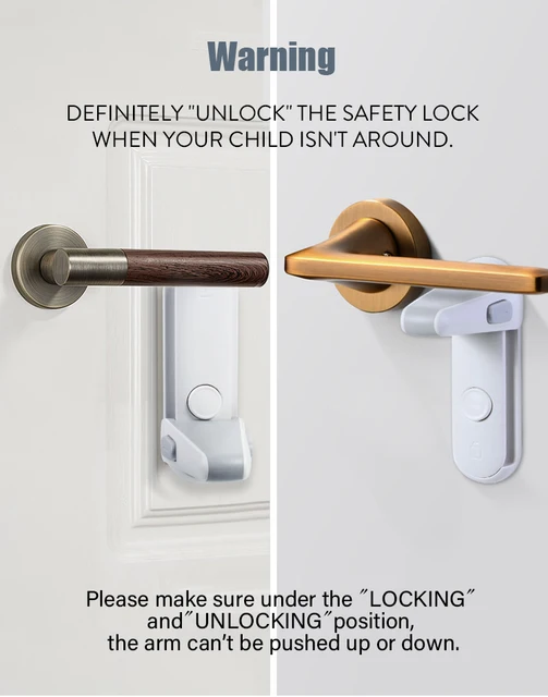 EUDEMON Baby Door Lever Lock Easy To Install From Jin08, $4.76