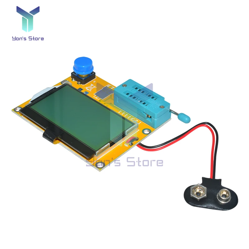 Lcr-T4 Esr Meter Mty328P Transistor Tester Diodo Triodo Capacità Scr Induttanza Tester Meter Mos/Pnp/Npn Lcr 12864 Schermo Lcd