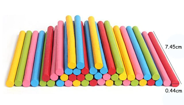Wood Educational Number Math Calculate Game Toy Mathematics Puzzle Toys Kid Early Learning Counting Sticks Material Children 6