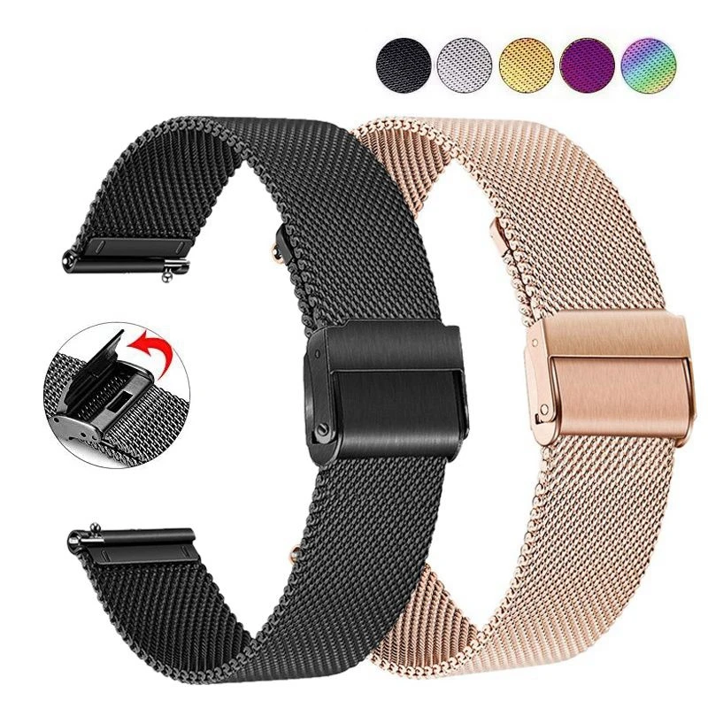 Cinturino In Metallo In Acciaio Inossidabile Per Garmin Venu/Garmin Move 3 Cinturino In Stile Luxe Per Garmin Vivoactive 3 Music Vivoactive 4