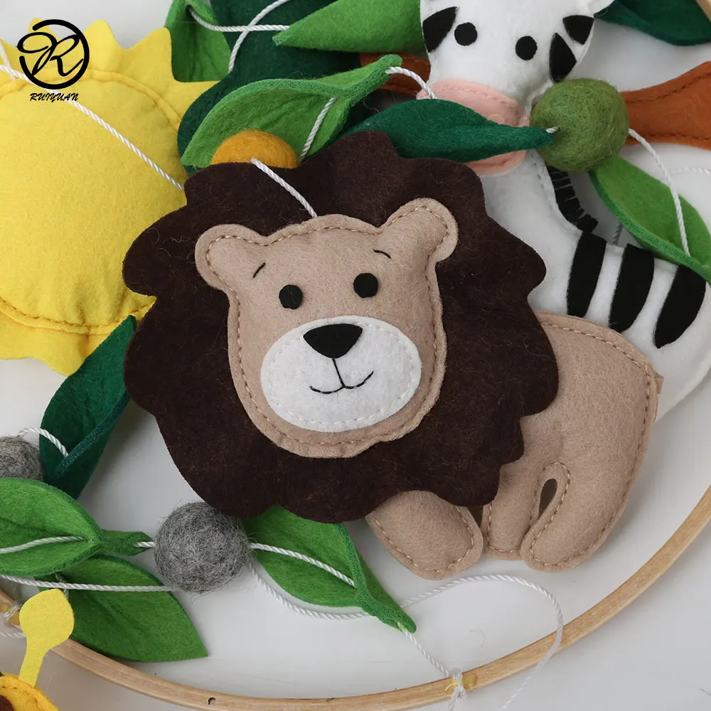 Cuna de animales marinos con temática subacuática para niños y niñas, cuna  móvil de fieltro para bebés - AliExpress