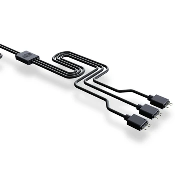 

1 to 3 3PIN 5V RGB Fan Adapter Connector ARGB Splitter Cable Extension for MSI