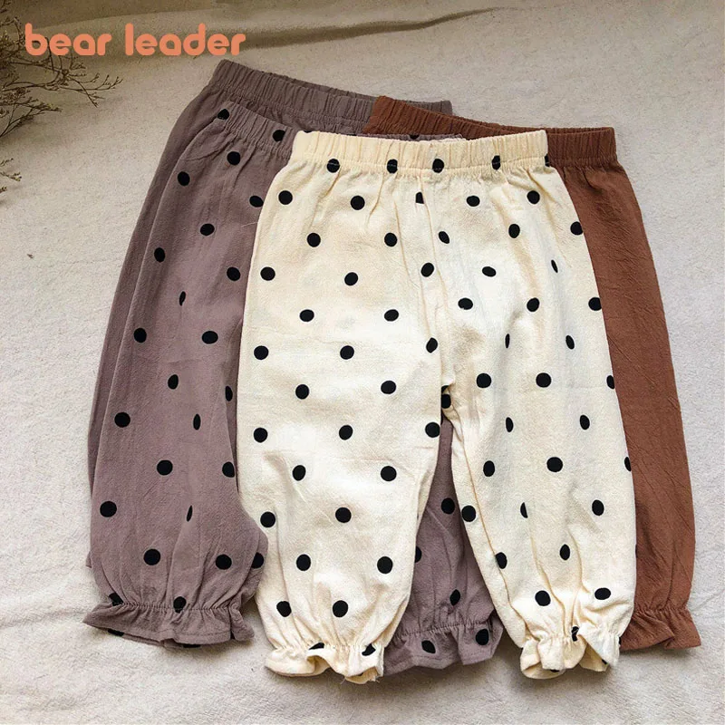 Bear Leader/летние штаны для маленьких девочек и мальчиков Новые Модные капри в