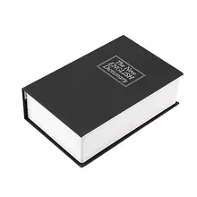 Coffre fort de livre de sécurité, coffre fort de Simulation de serrure d'argent bijoux, armoire de rangement secrète, décoration de stockage cachée