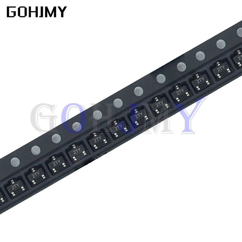 High-Quality Assorted SMD Transistors - Pack of 100 (SOT-23)