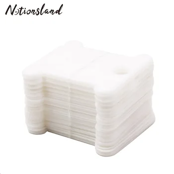 

30/90pcs Plastic Thread Bobbins Spool Thread Card Embroidery Floss DIY Cross Stitch Organizer Holder Sewing Tools
