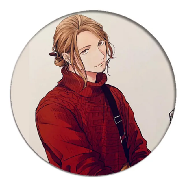 Anime GIVEN Cosplay Badge Uenoyama Ritsuka Brooch Pin  Accessories For Clothes Backpack Decoration gift 1