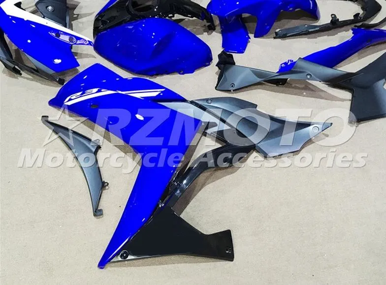 YZF R3 R25 ABS Инжекционный обтекатель комплект для Yamaha YZFR3 YZFR25 Полный обтекатели наборы на заказ глянцевый синий