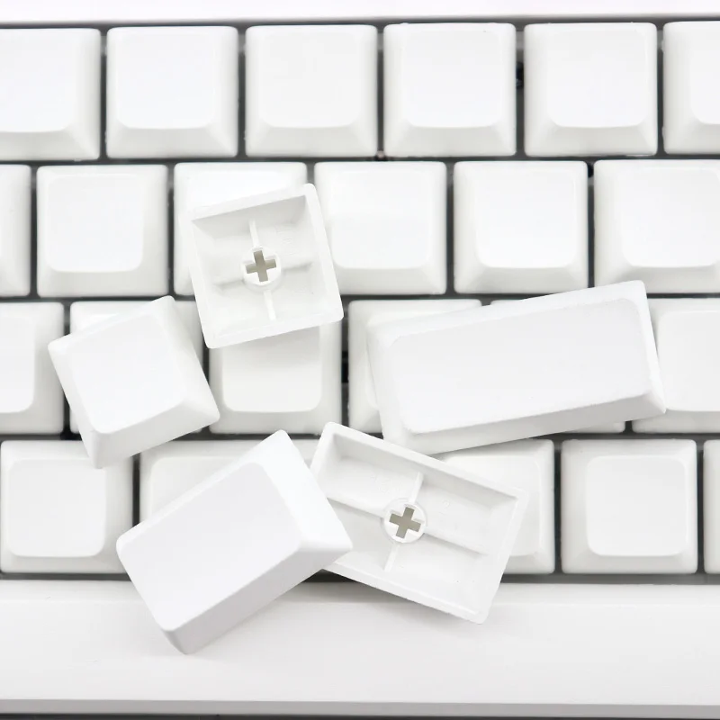 Pbt Nevoeiro Branco Keycap Xda Teclado Mecânico Chave Tampa r1 Perfil Personalizado 154 Chaves - Imagem 4