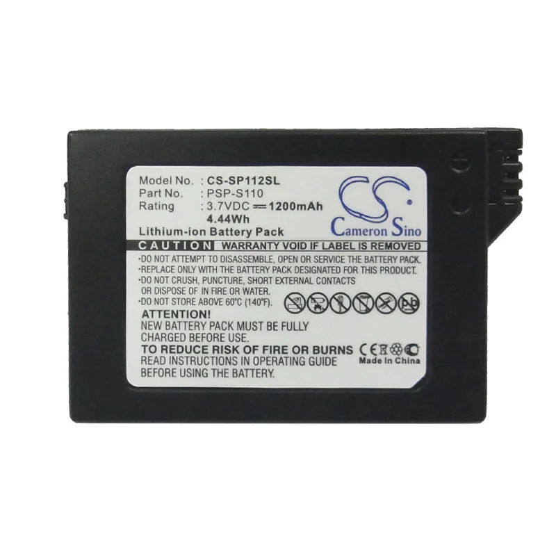 

Cameronsino Applicable Sony PSP 2th Silm PSP-2000 Game Recreational Battery PSP-S110