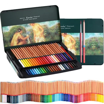

72/100 Colors Drawing Color Pencil Set Watercolor Pencils for Artist School Supplies Water Soluble Colored Pencil Coloring Art