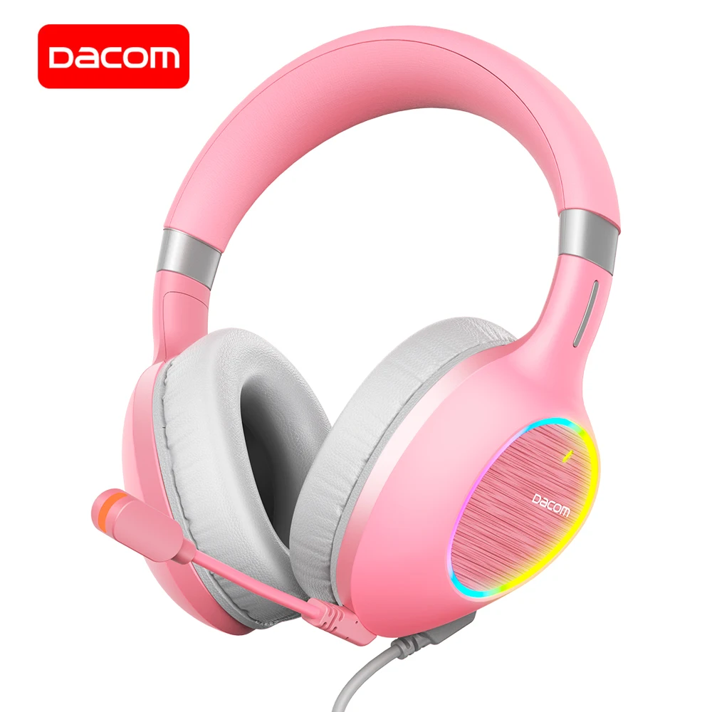 DACOM GH06 USB Gaming Headphone 7.1 Virtual Surround Sound Games Headset with Microphone For Laptop PC Computer Desktop