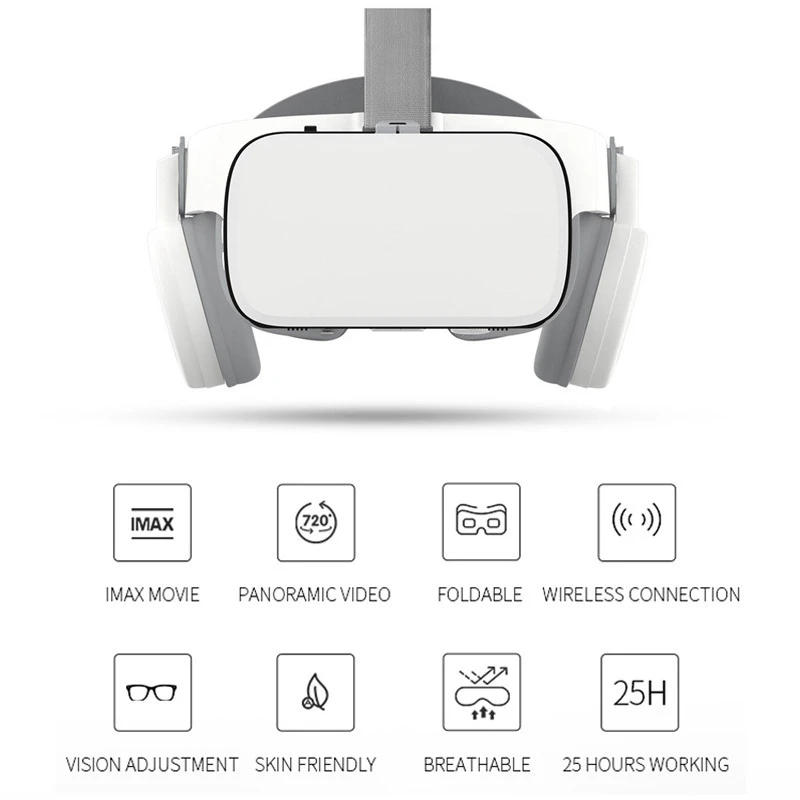 Bobovr Z6 обновление шлем 3D VR очки виртуальной реальности Гарнитура Bluetooth наушник для смартфона VR картон