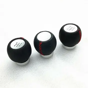 

Leather 6 5 Speed Manual Car Gear Shift Knob Shifter Stick Lever Fit For Toyota TRD