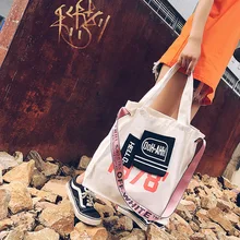 Микро-для корейский стиль простая ткань сумка через плечо сумка с цветовым контрастом большой Ёмкость Сумки из натуральной кожи