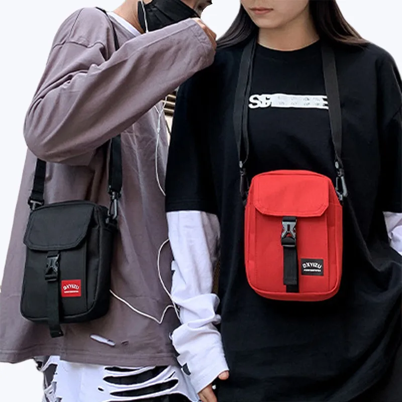 Модная однотонная сумка мессенджер для мальчиков Мужская простая повседневная