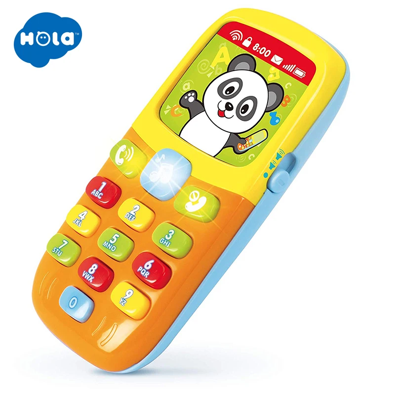 HOLA 956 детские игрушки мобильный телефон для новорожденных 0 12 месяцев вокальная