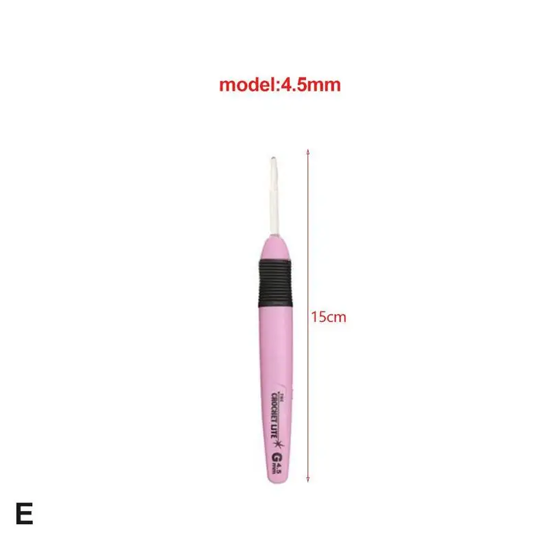 Светодиодный вязальный набор крючков для светильник на Вязание иглы светодиодный вязальный с светильник ткань швейные инструменты ремесло Ткачество инструменты - Цвет: 4.5mm