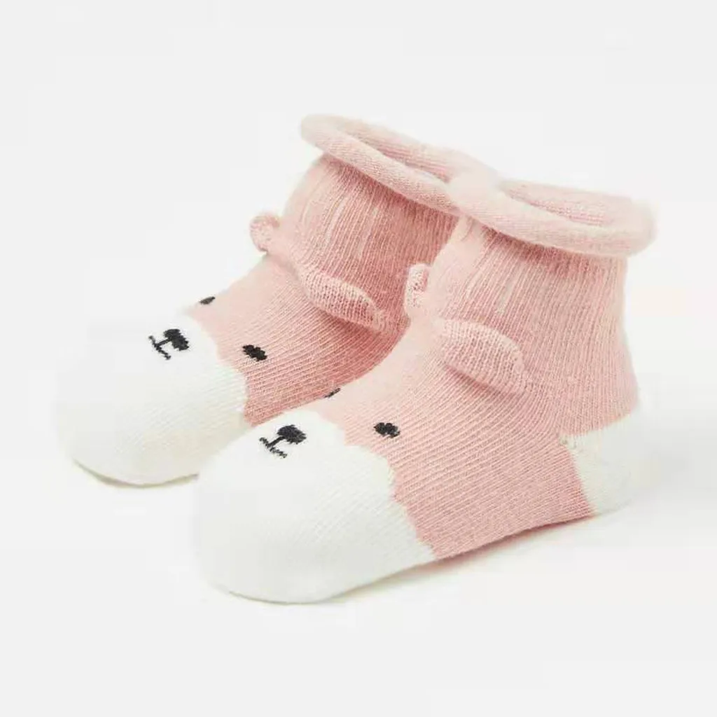 Носки новинка года, лидер продаж, детские Нескользящие вязаные теплые носки с рисунками животных для маленьких мальчиков и девочек одежда для маленьких девочек
