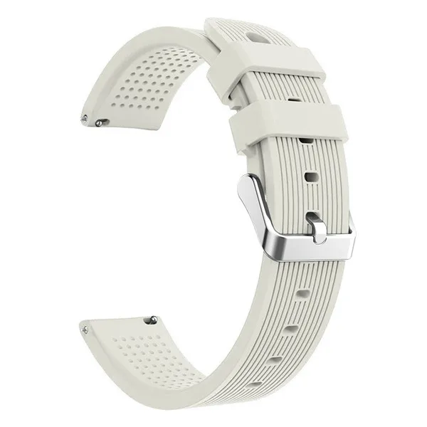 Сменный мягкий силиконовый ремешок для наручных часов Huami AMAZFIT GTR 42 мм GTS Молодежные умные часы ремешки носимые аксессуары - Цвет: Antique White
