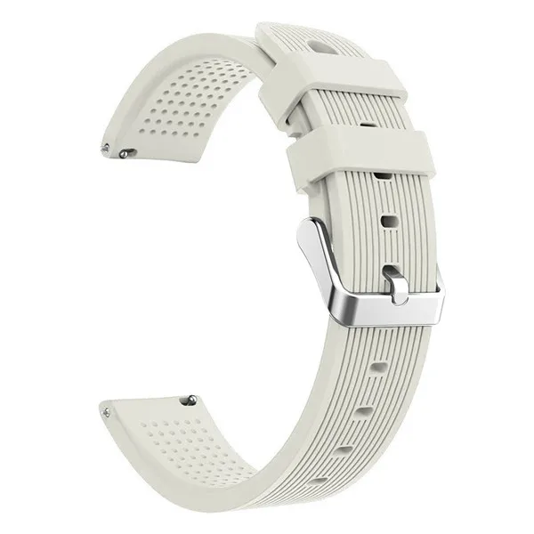 Antique White Сменный мягкий силиконовый ремешок для наручных часов Huami AMAZFIT GTR 42 мм GTS Молодежные умные часы ремешки носимые аксессуары - Цвет: Antique White