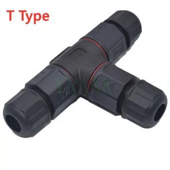 

Waterproof I Type T Type Electrical Cable Wire 3-pin Connector IP67 for Outdoor light LED Underground Light Using L20 HT230
