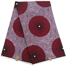 Голландский воск африканская парафинированная ткань принты ткани 6 ярдов Печатный узор африканская обертка хлопок