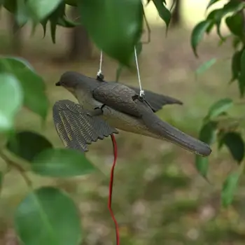 

PE Motor-Driven Realistic Creative Hunting Decoy Repellent Bird Bird Decoy Garden Decor Yard Pest Tree Outdoors Scarecrow
