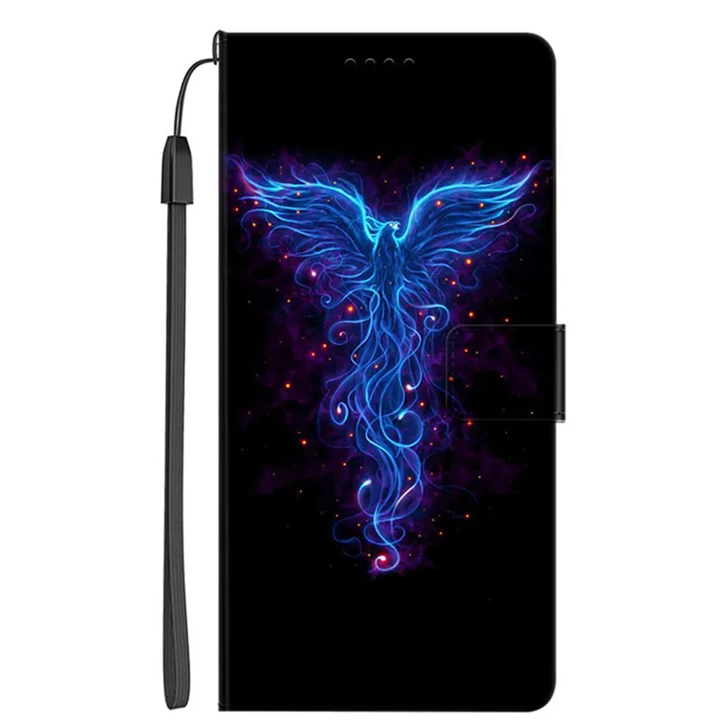Leather Magnetic Book Cover Flip Wallet Case