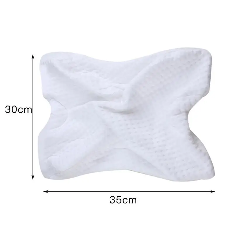 Soft Pillowcases Slowly Rebound Tencel Fabric Memory Pillowcase Neck Healthcare Multifunctional Solid Anti Pressure Pillowcase