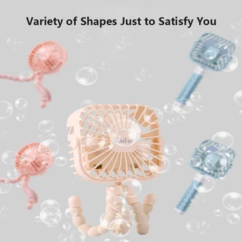 

Mini Portable Hanging Octopus Shape Stand Adjustable Handheld USB Charging Fan Cooler for Baby Stroller Student Use